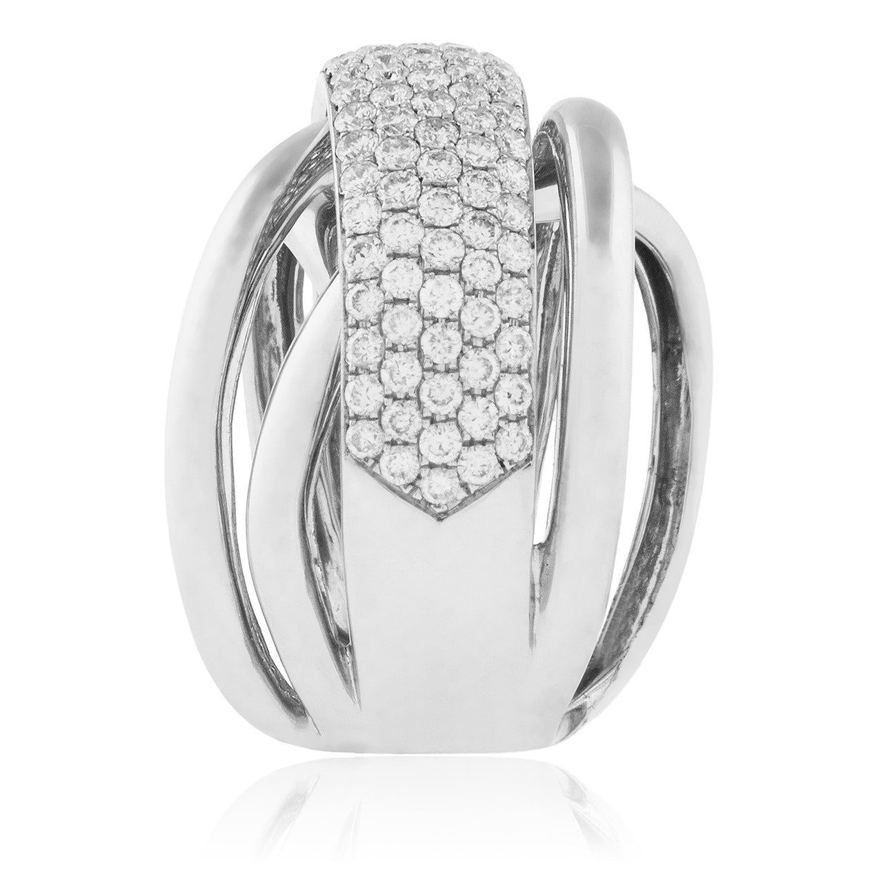 18K White Gold 2.20 ct Diamond Ring