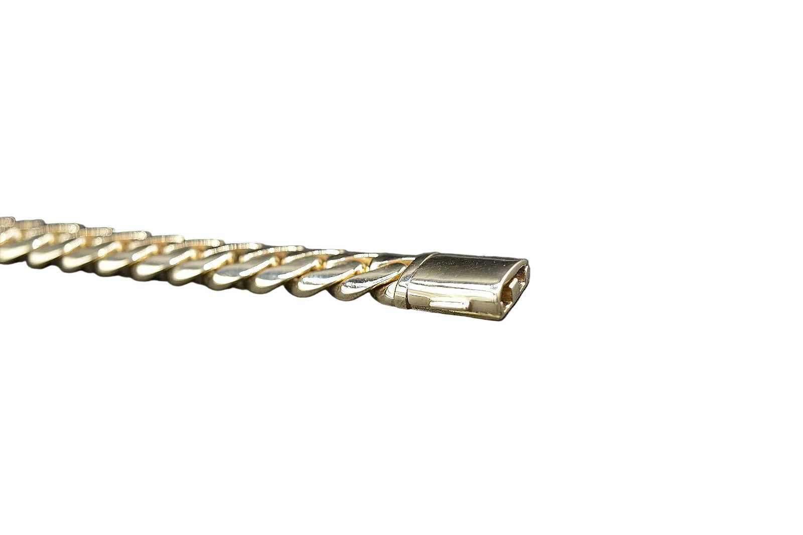 14k Yellow Gold Miami Cuban Bracelet 10mm 8.5”