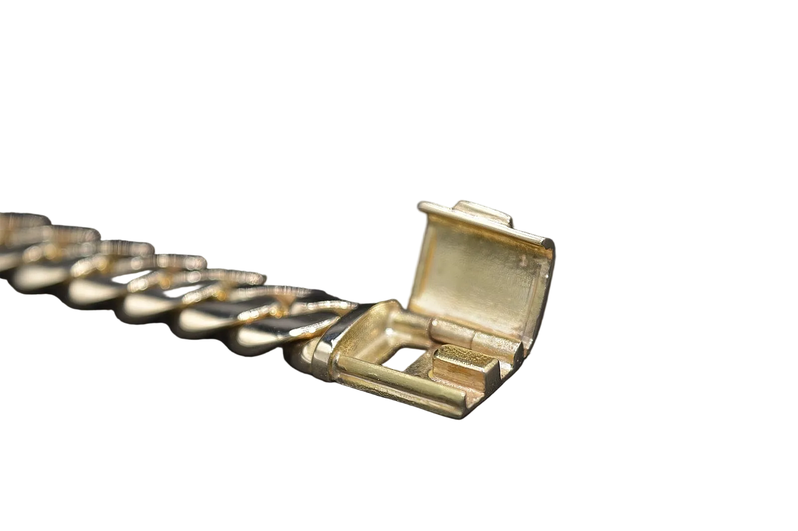 14k Yellow Gold Miami Cuban Bracelet 10mm 8.5”