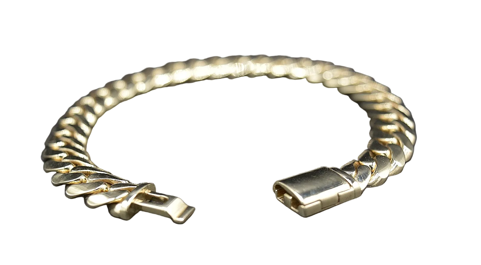 14k Yellow Gold Miami Cuban Bracelet 10mm 8.5”