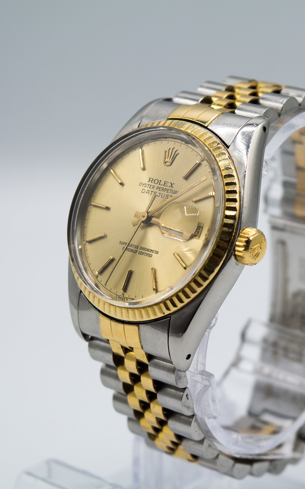 Rolex Datejust 16013 Champagne Dial Jubilee