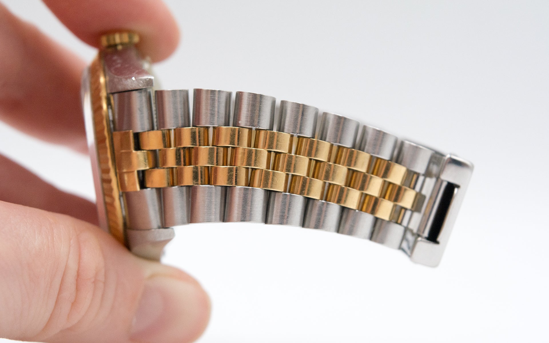 Rolex Datejust 16233 White Roman Dial Jubilee