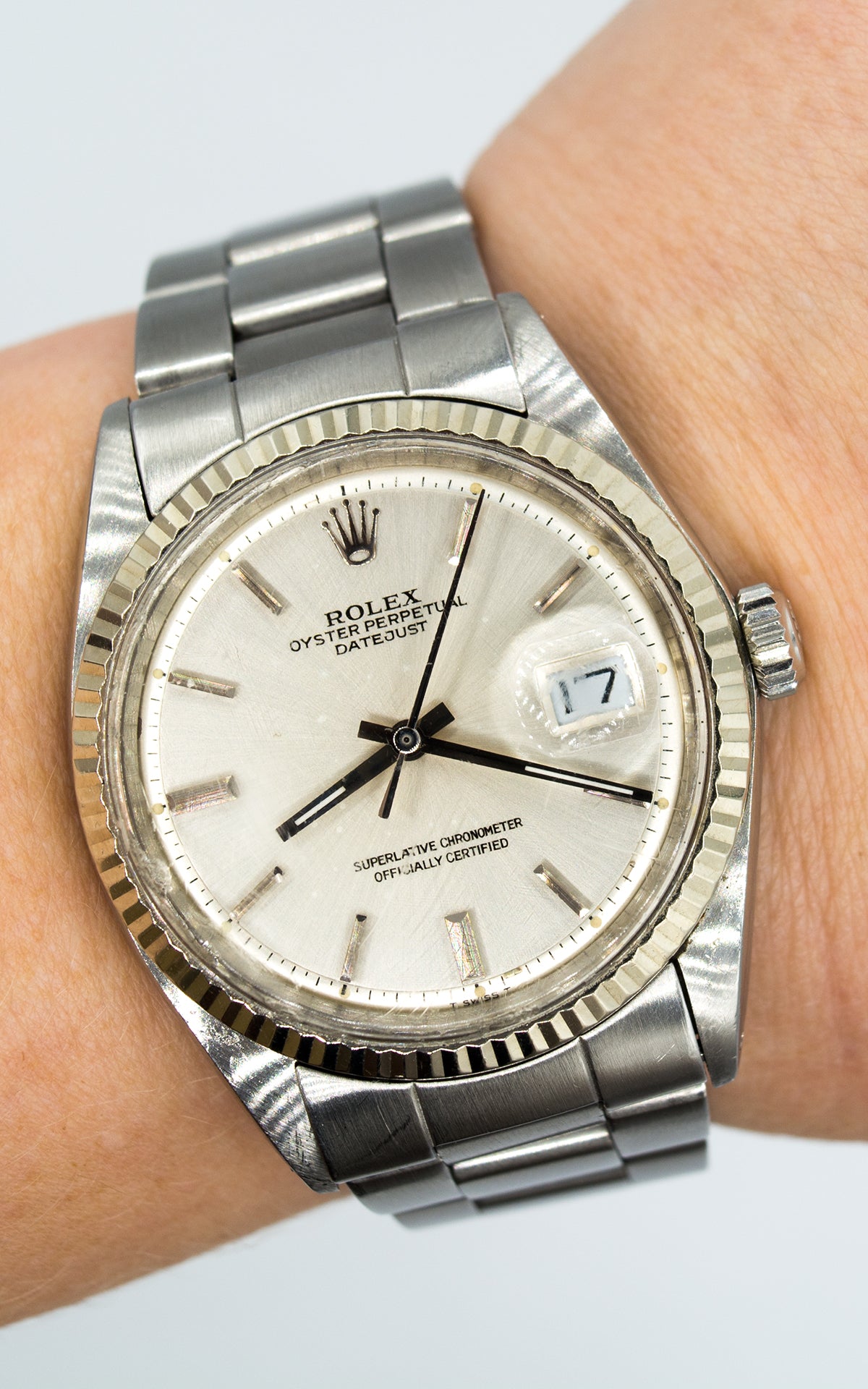 Rolex Datejust 1601 Silver Dial Oyster