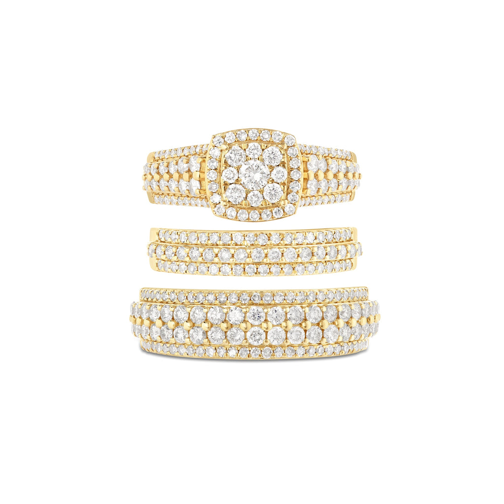 Trio Diamond Ring Set