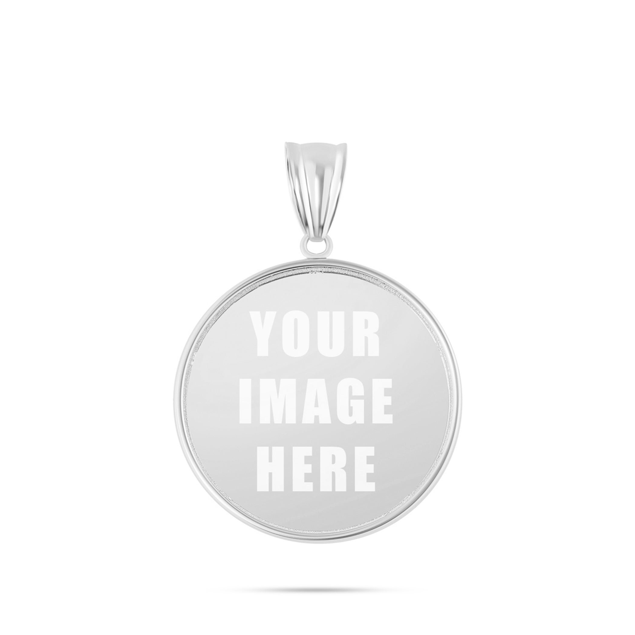 14K Gold Medium Picture Pendant