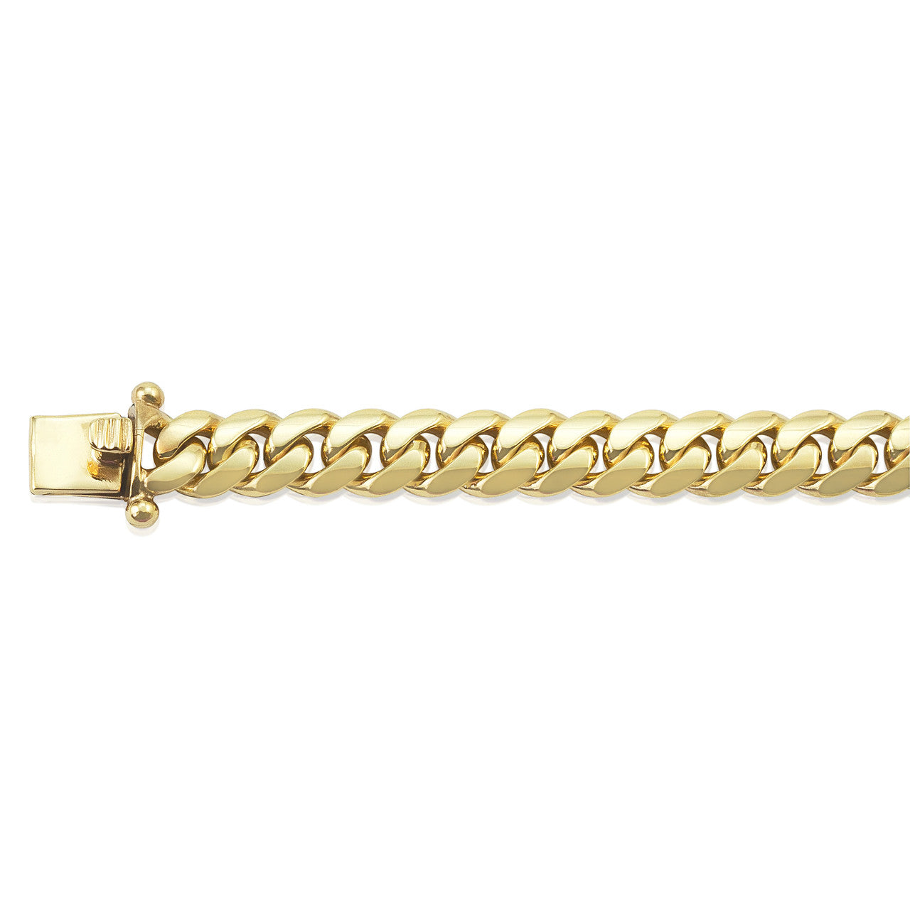 14K Yellow Gold Cuban Link Bracelet