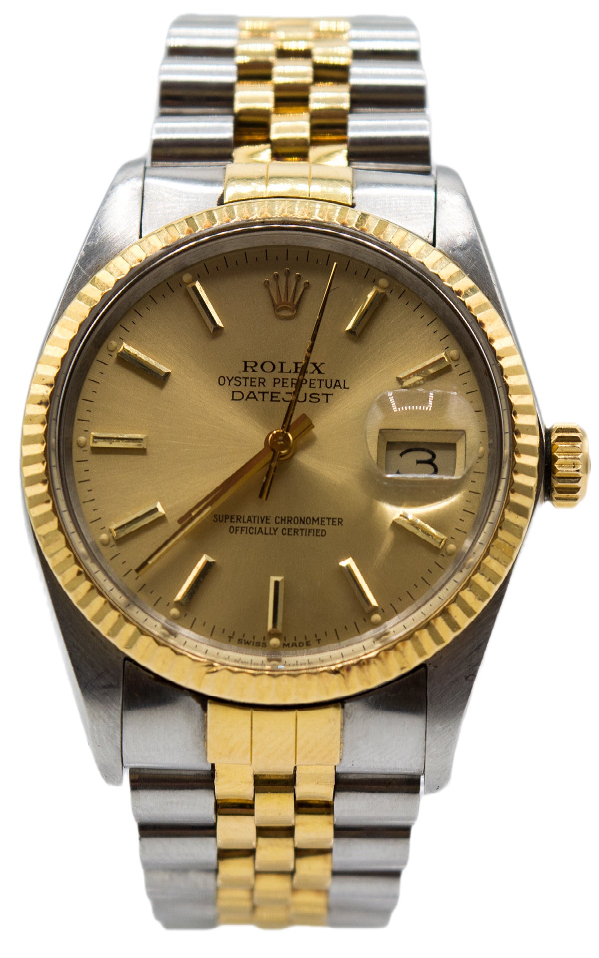 Rolex Datejust 16013 Champagne Dial Jubilee