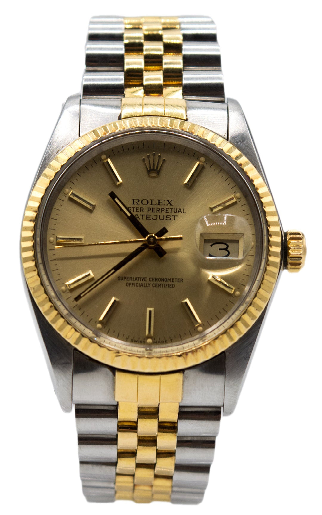 Rolex Datejust 16013 Champagne Dial Jubilee