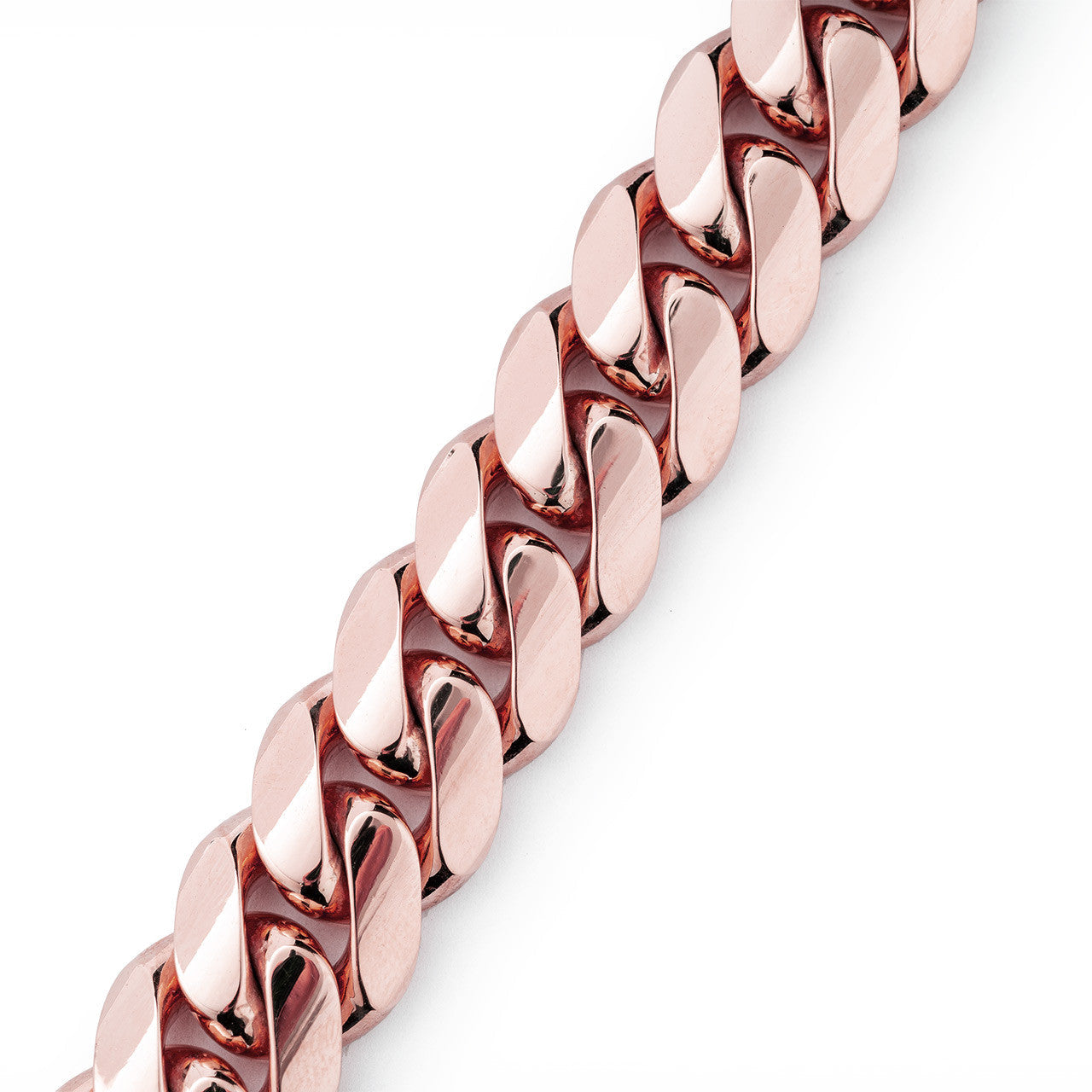 Solid Gold Cuban Link Bracelet 12.75 mm