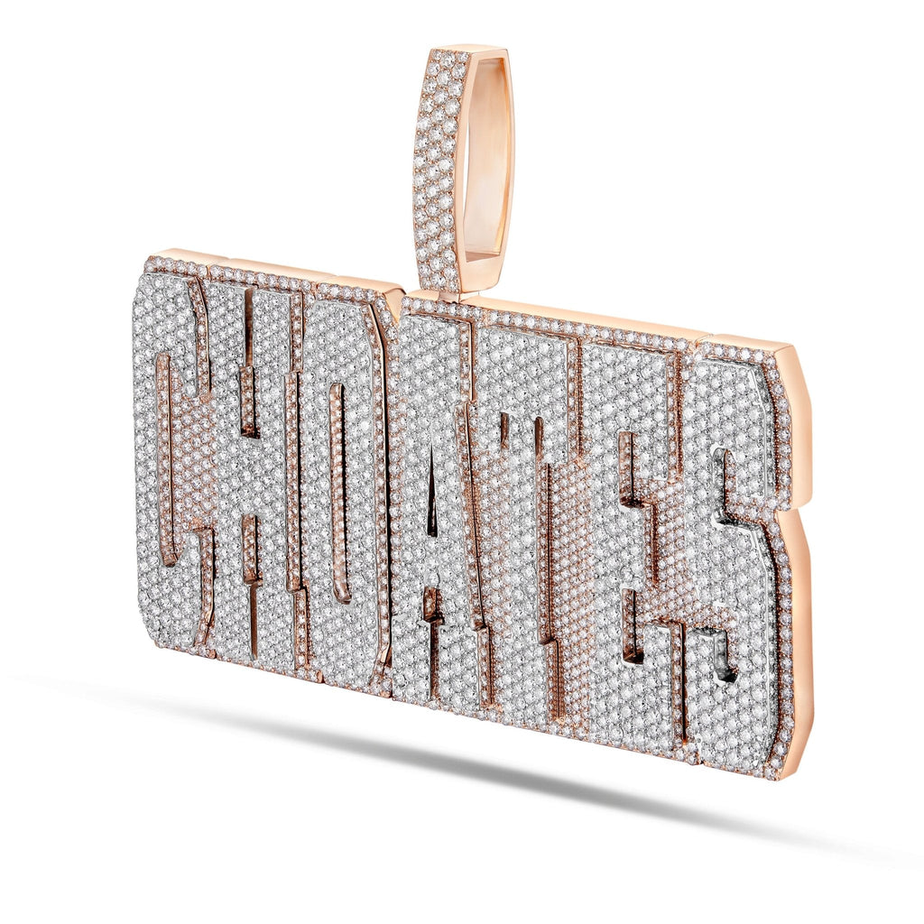 Custom "CHOATES" Diamond Pendant