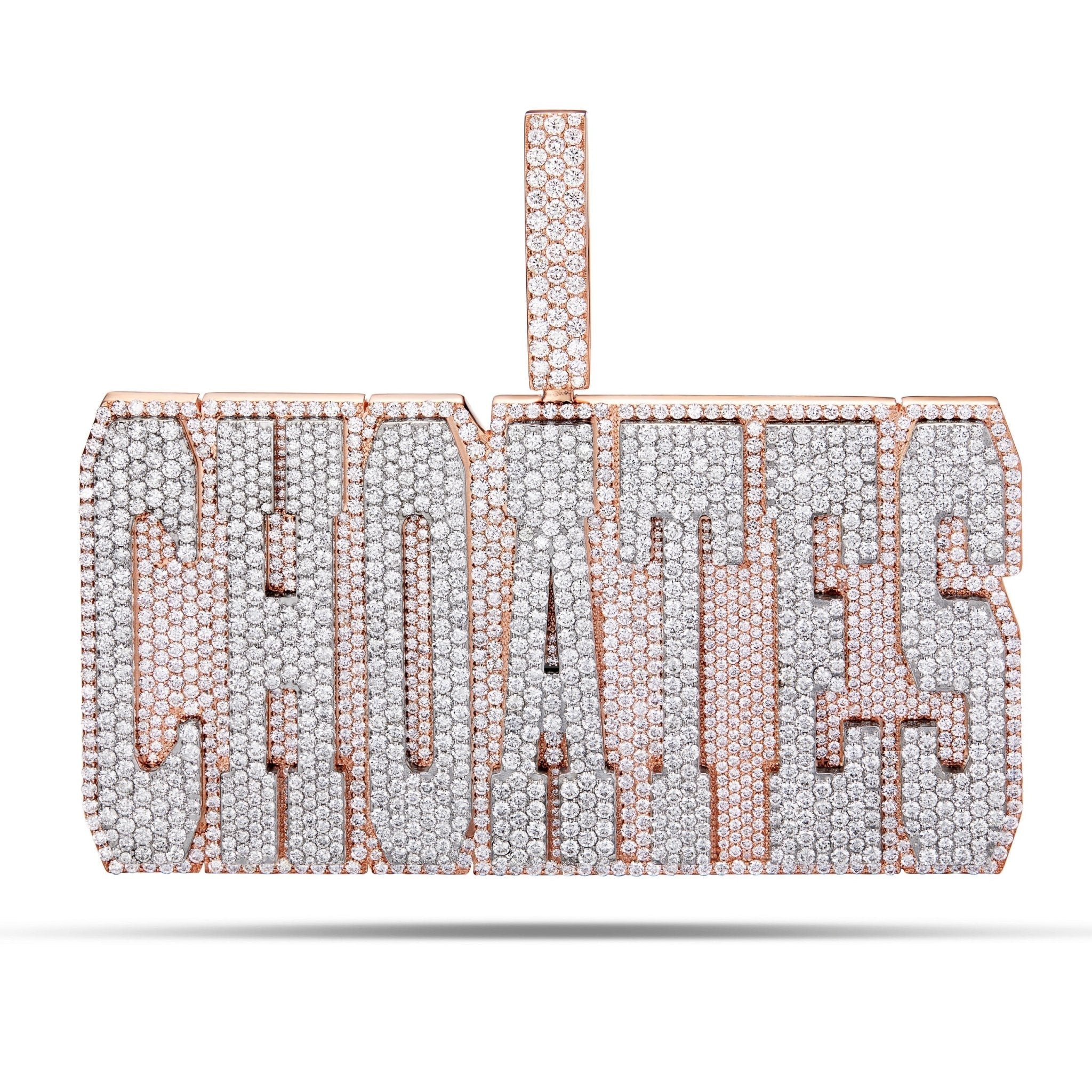 Custom "CHOATES" Diamond Pendant