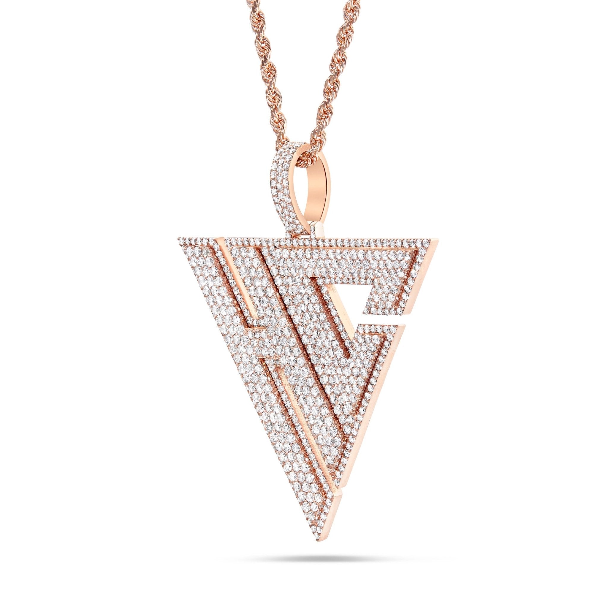 Custom "HC" Diamond Pendant