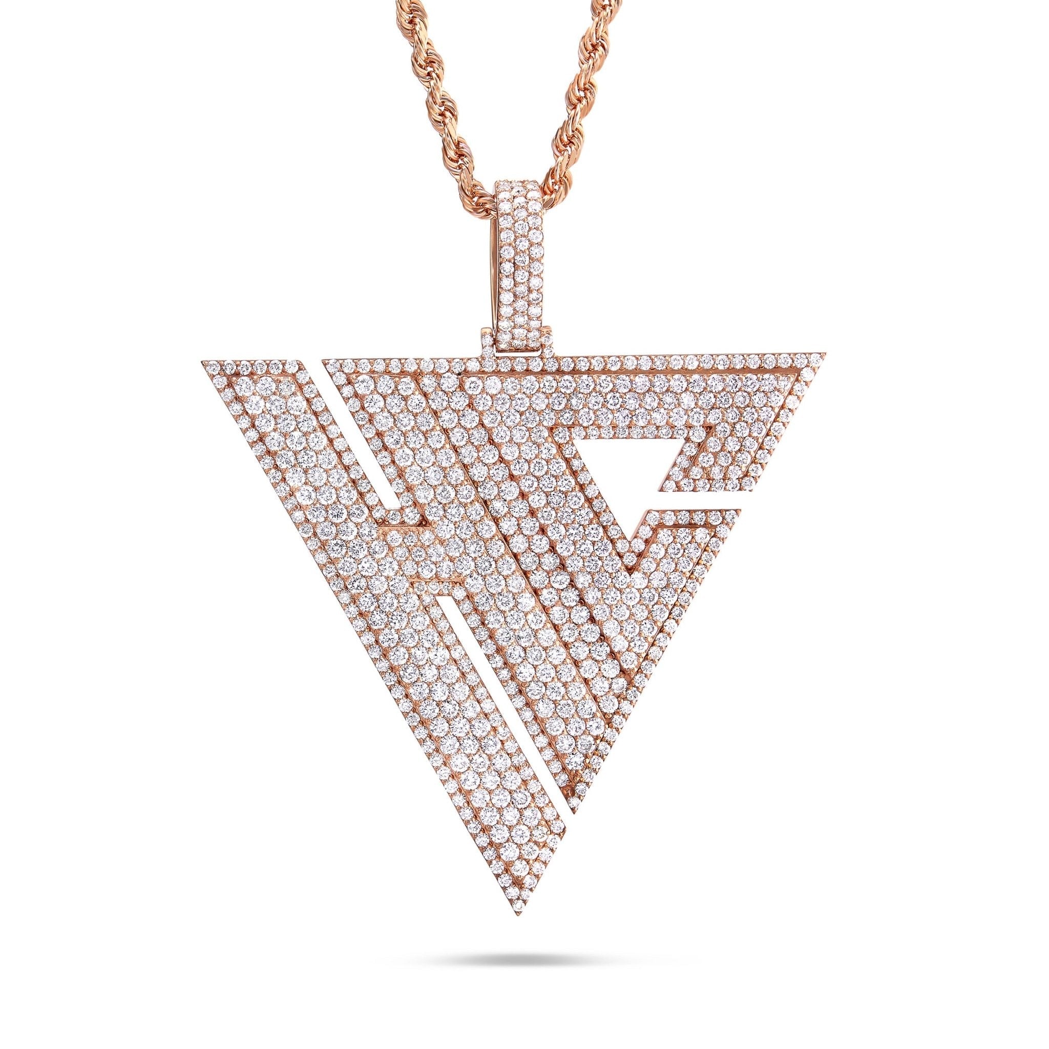 Custom "HC" Diamond Pendant