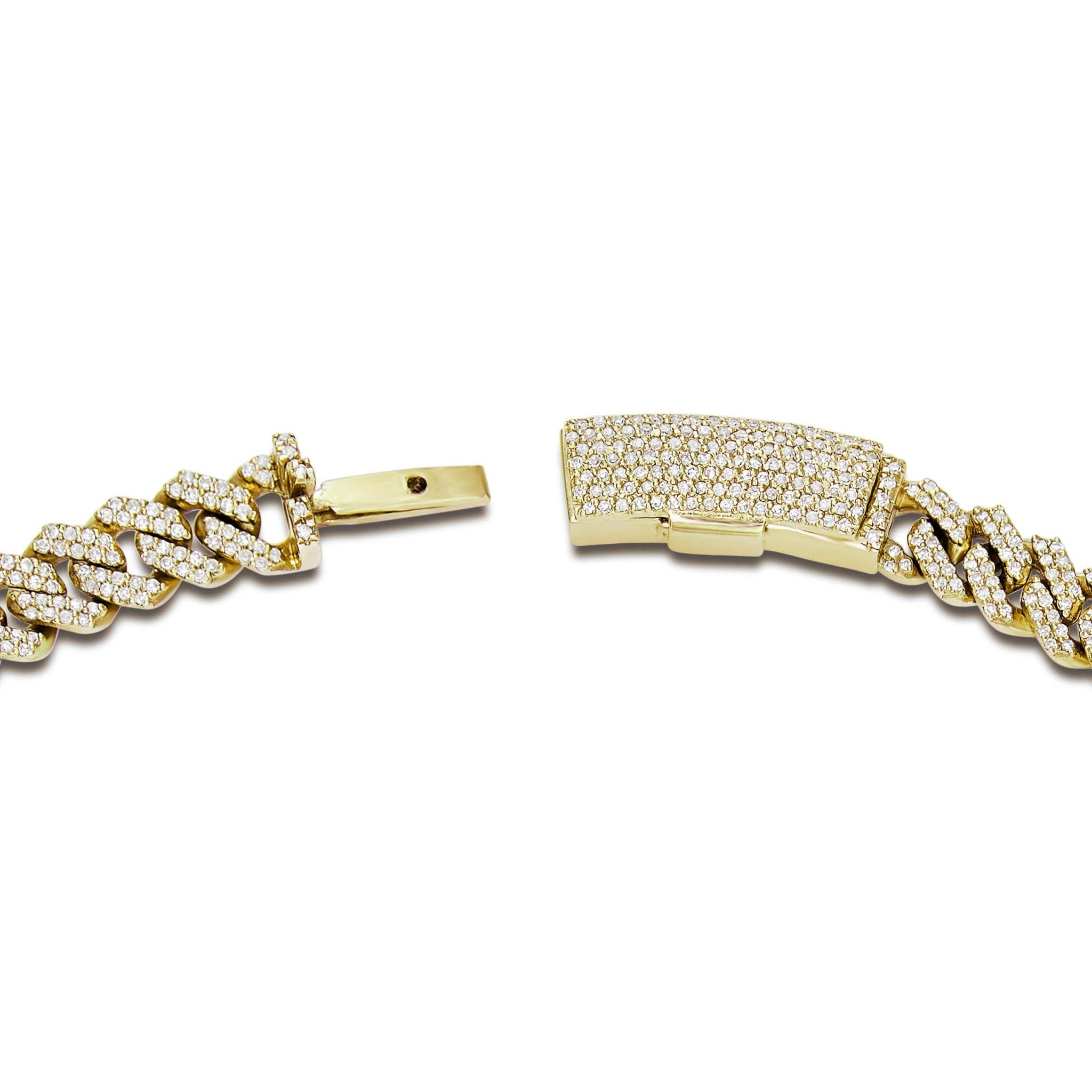 Diamond Cuban Chain with Religious Symbols