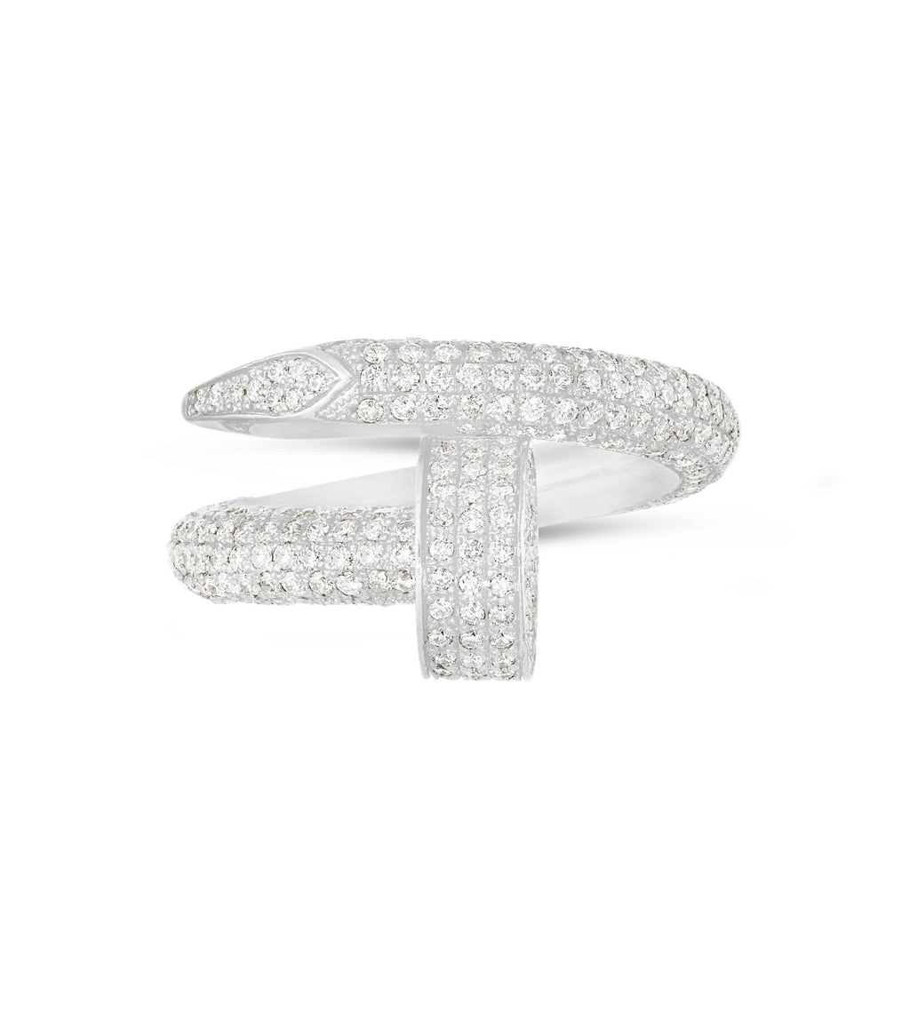 14K Gold 6.0ctw Diamond Nail Ring