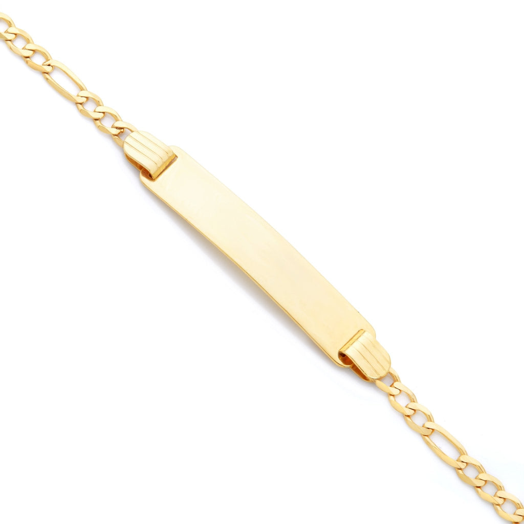 10K Yellow Gold Engravable Bracelet