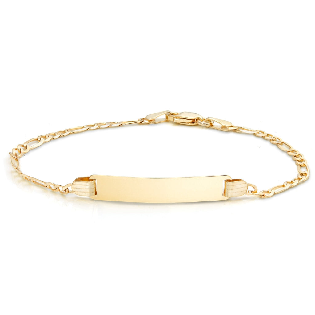10K Yellow Gold Engravable Bracelet