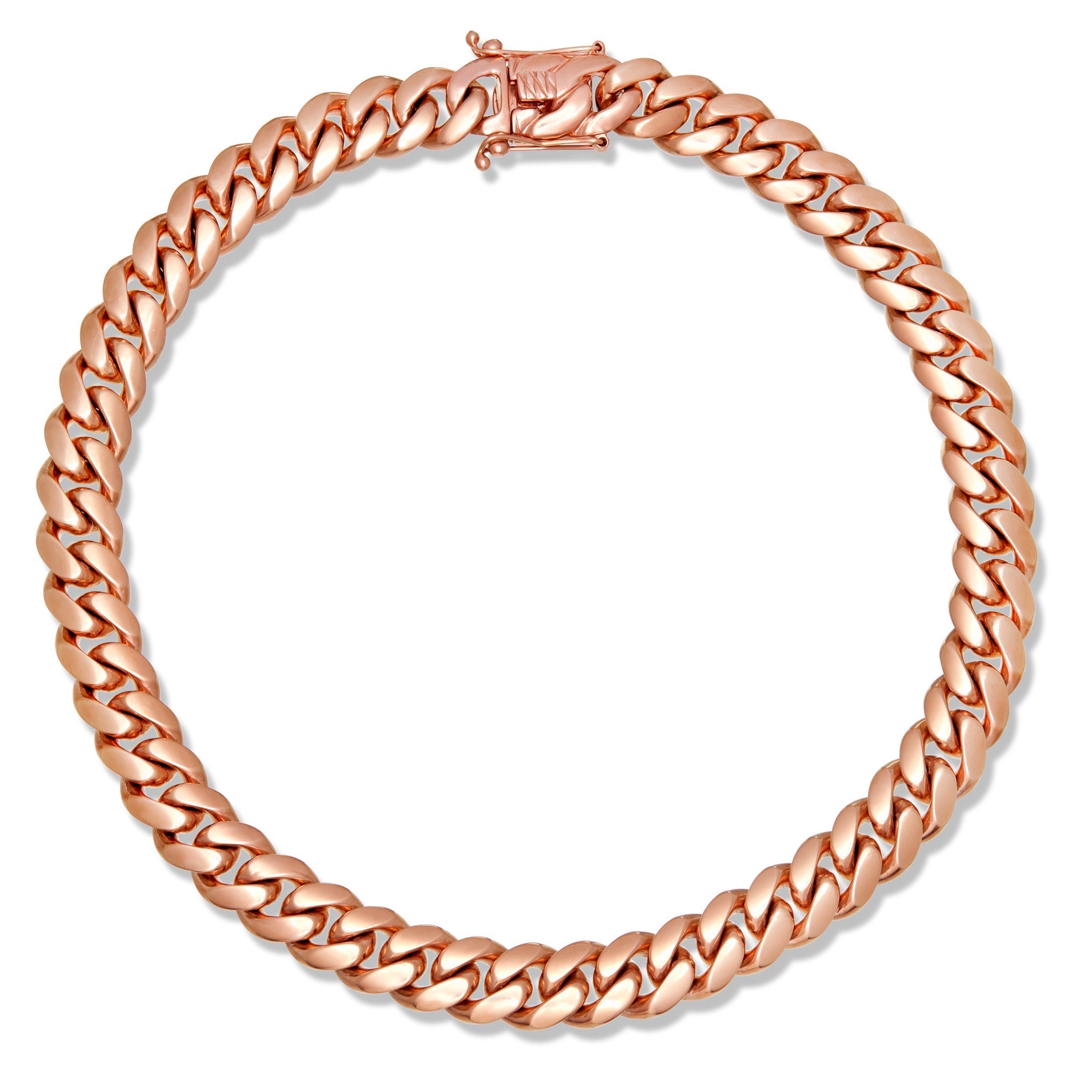 10K Solid Gold Cuban Chain, 17.5mm