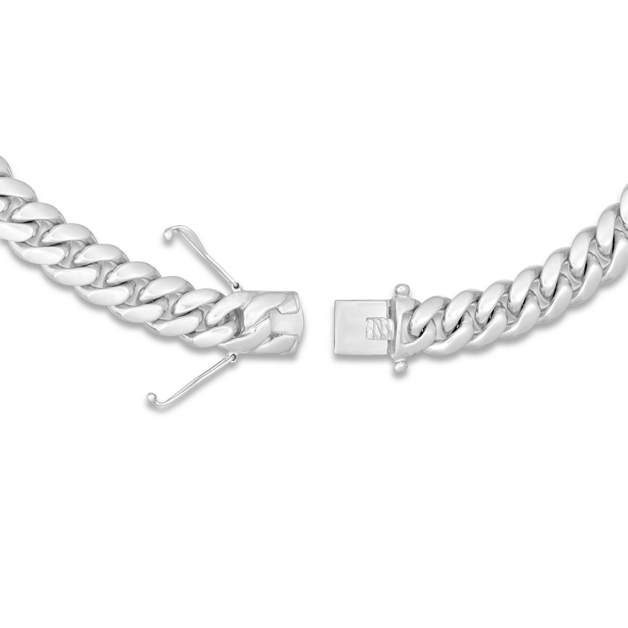 10K Solid Gold Cuban Chain, 17.5mm