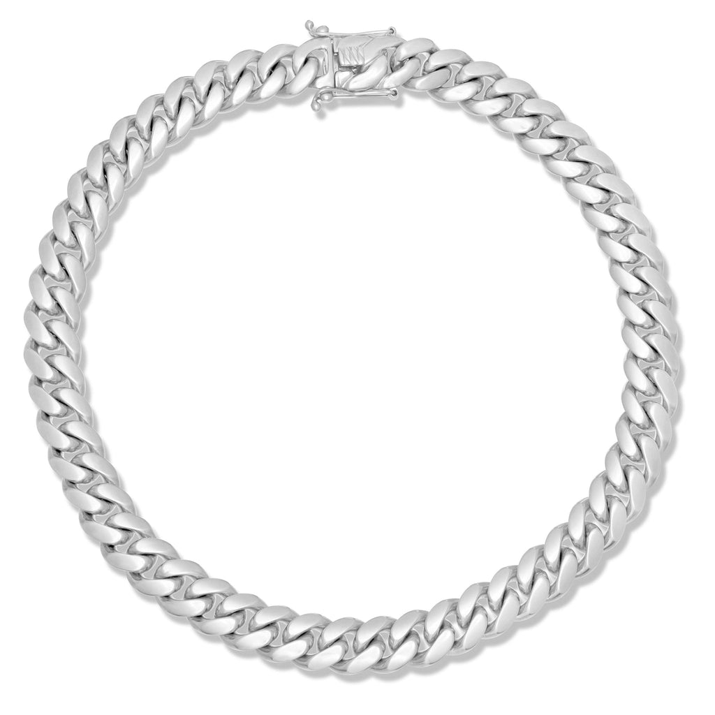 10K Solid Gold Cuban Chain, 17.5mm