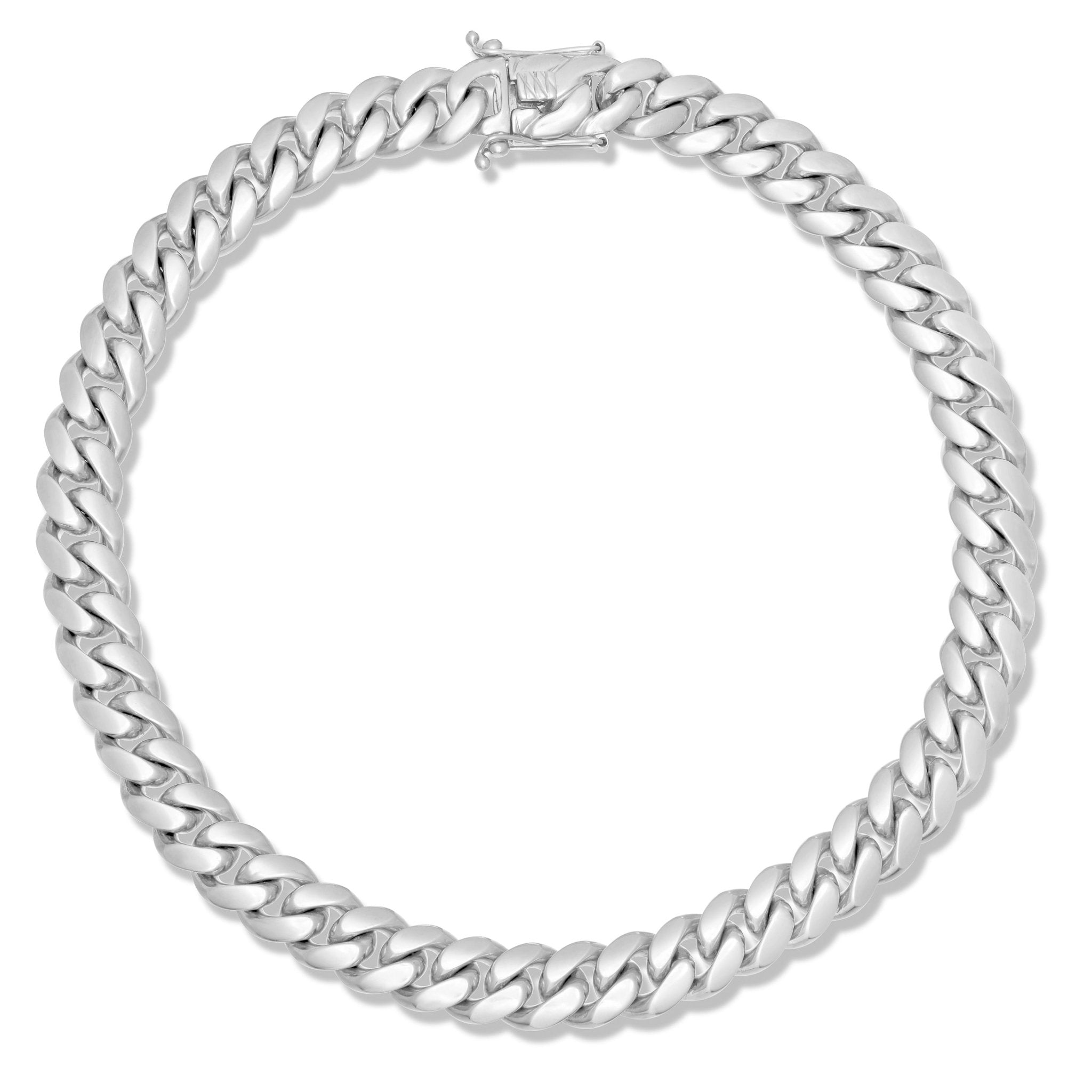 10K Solid Gold Cuban Chain, 17.5mm