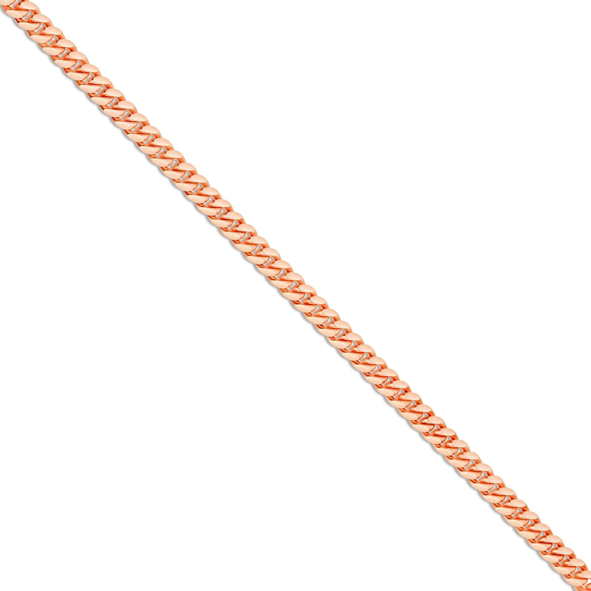 10K Solid Gold Cuban Chain, 2.5mm