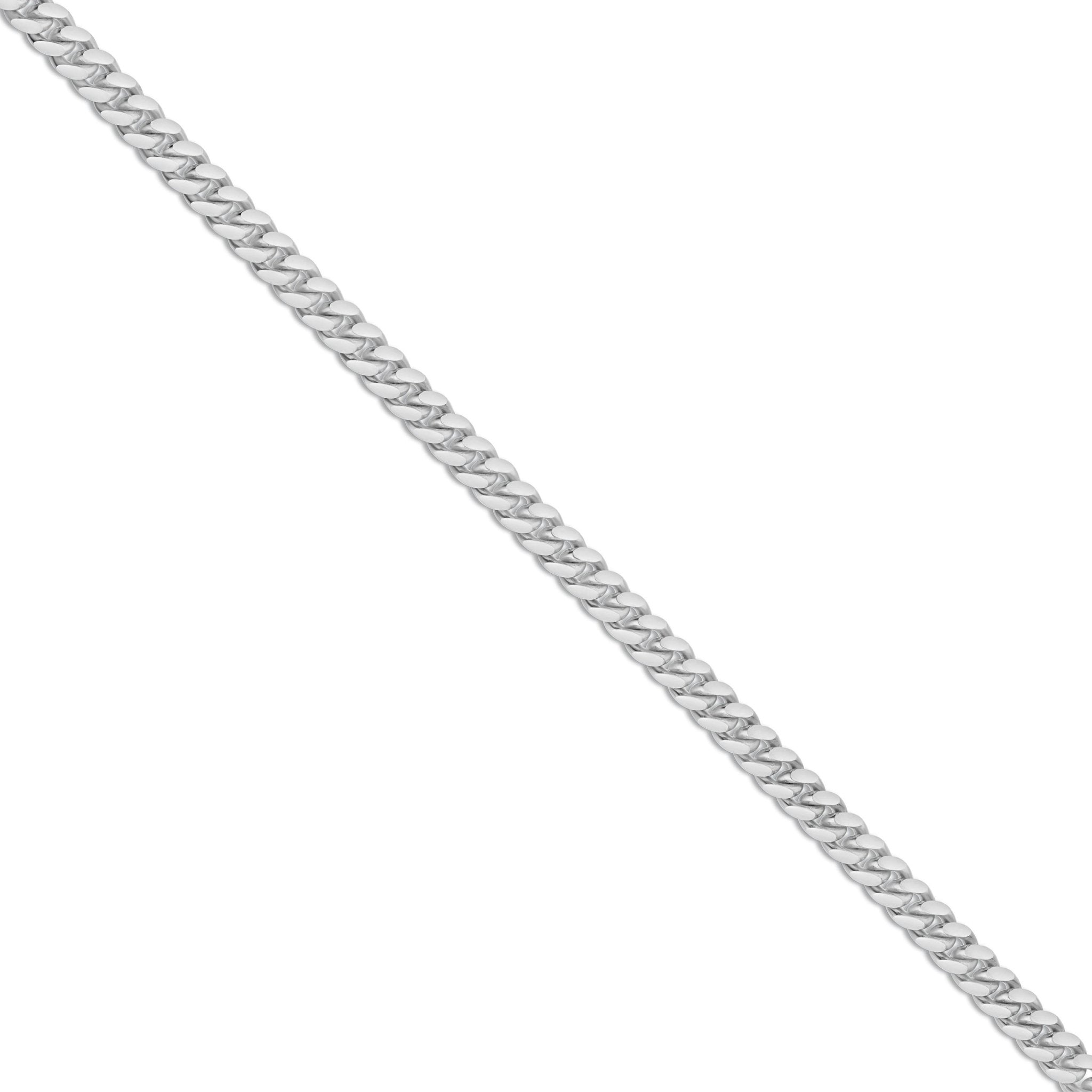 14K Solid Gold Cuban Chain, 3mm