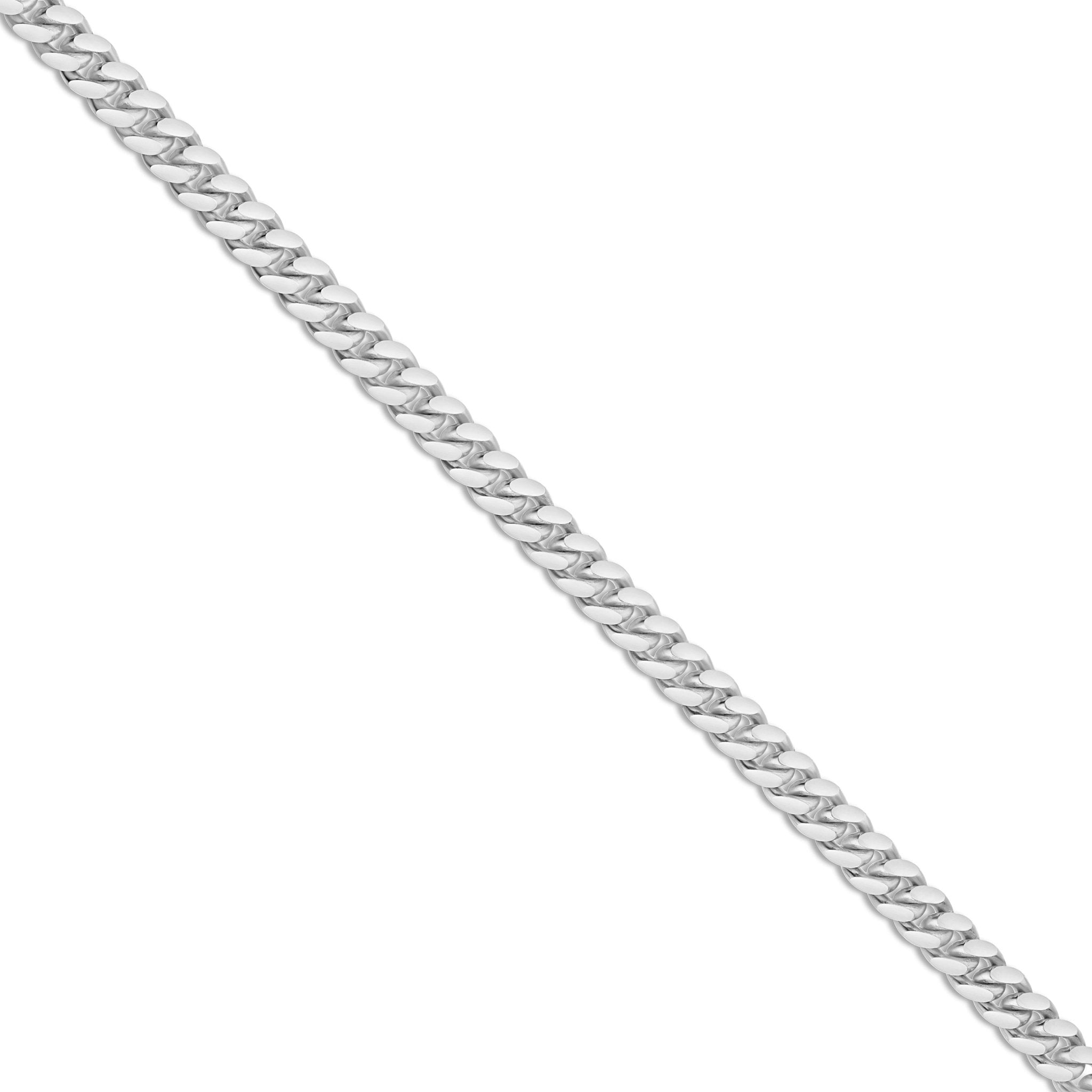 14K Solid Gold Cuban Chain, 4mm