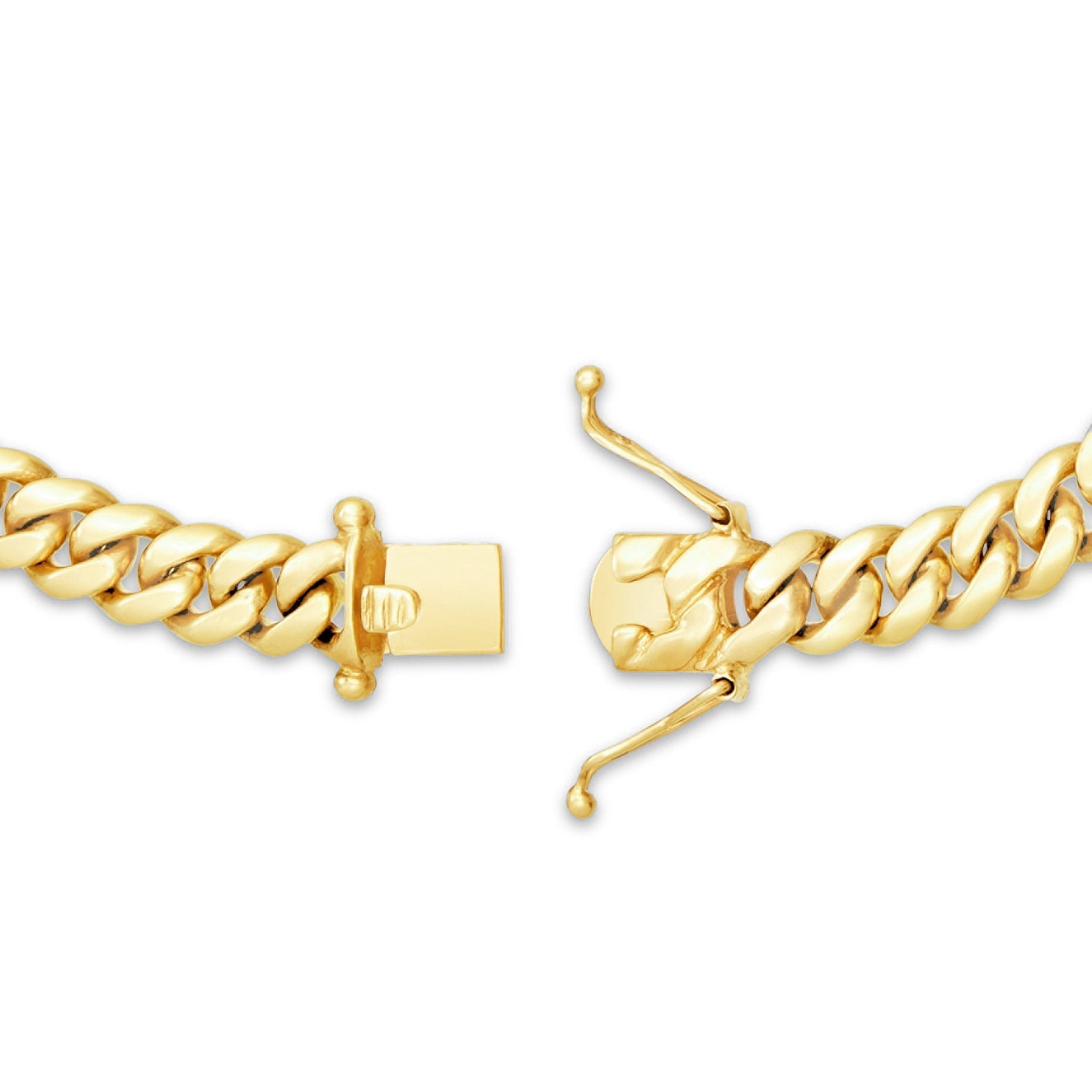 14K Solid Gold Cuban Chain, 5mm