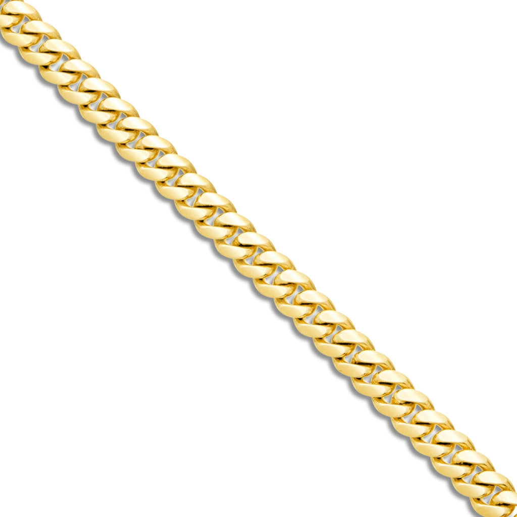 10K Solid Gold Cuban Chain, 6mm
