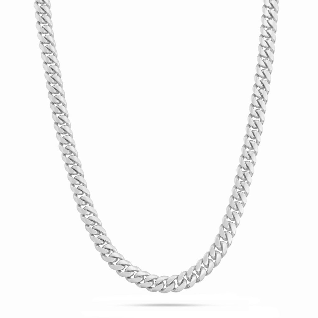 14K Solid Gold Cuban Chain, 6mm