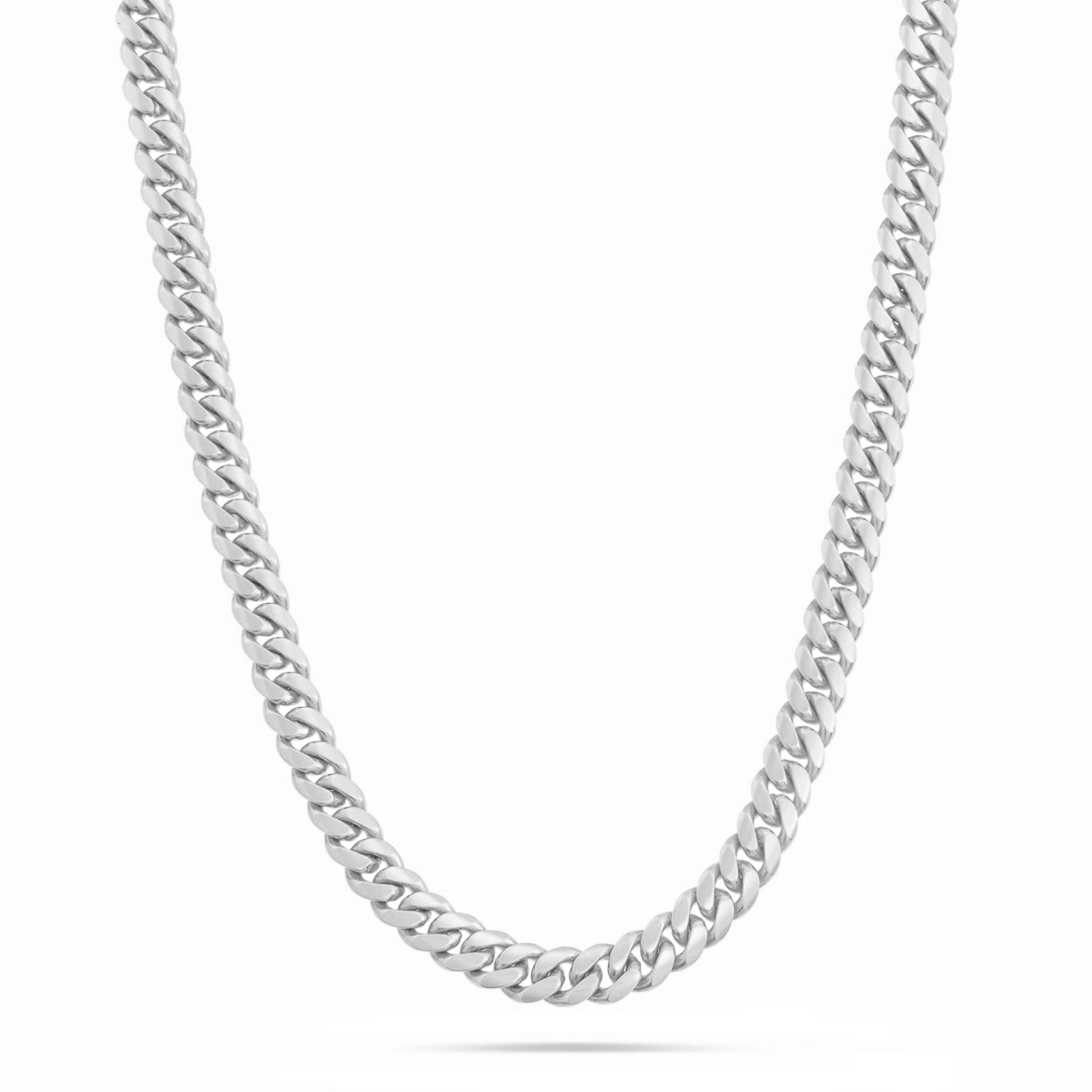 14K Solid Gold Cuban Chain, 6mm