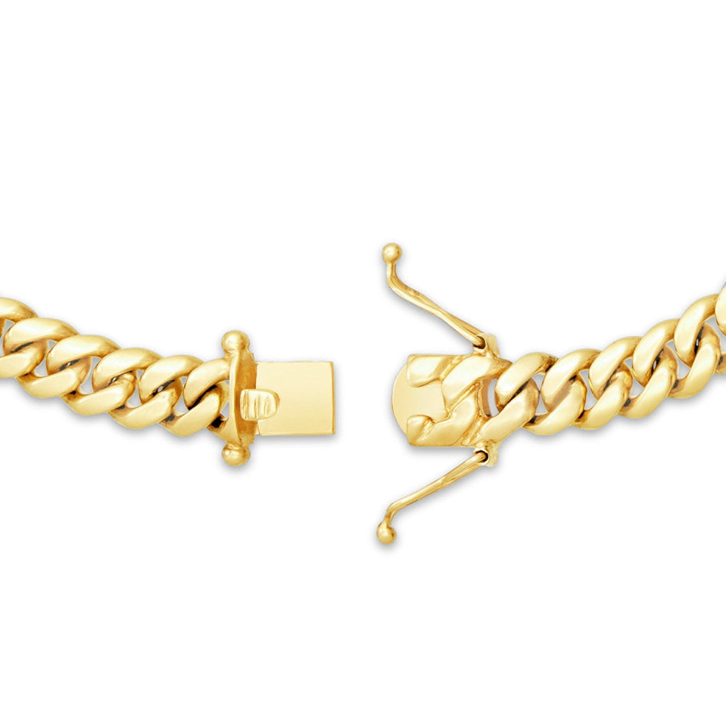10K Solid Gold Cuban Chain, 6mm