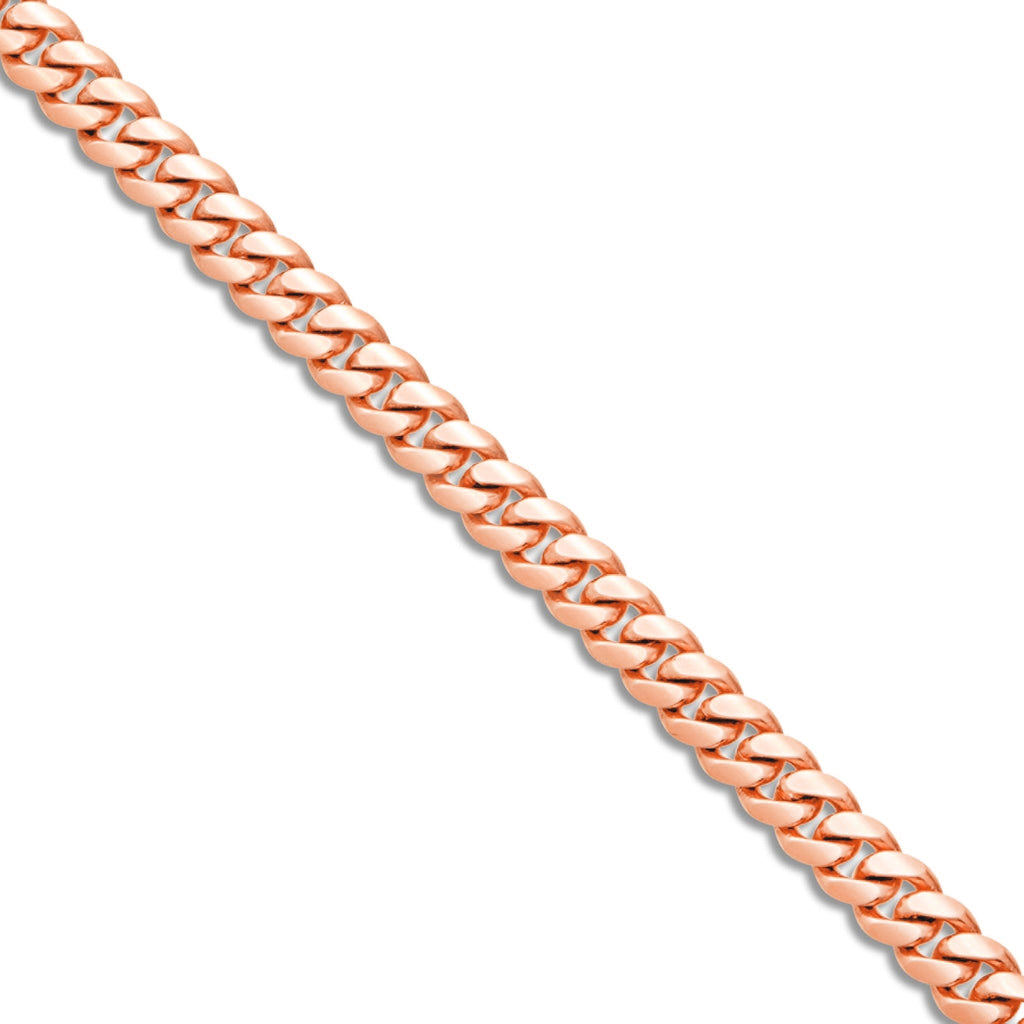 10K Solid Gold Cuban Chain, 6mm