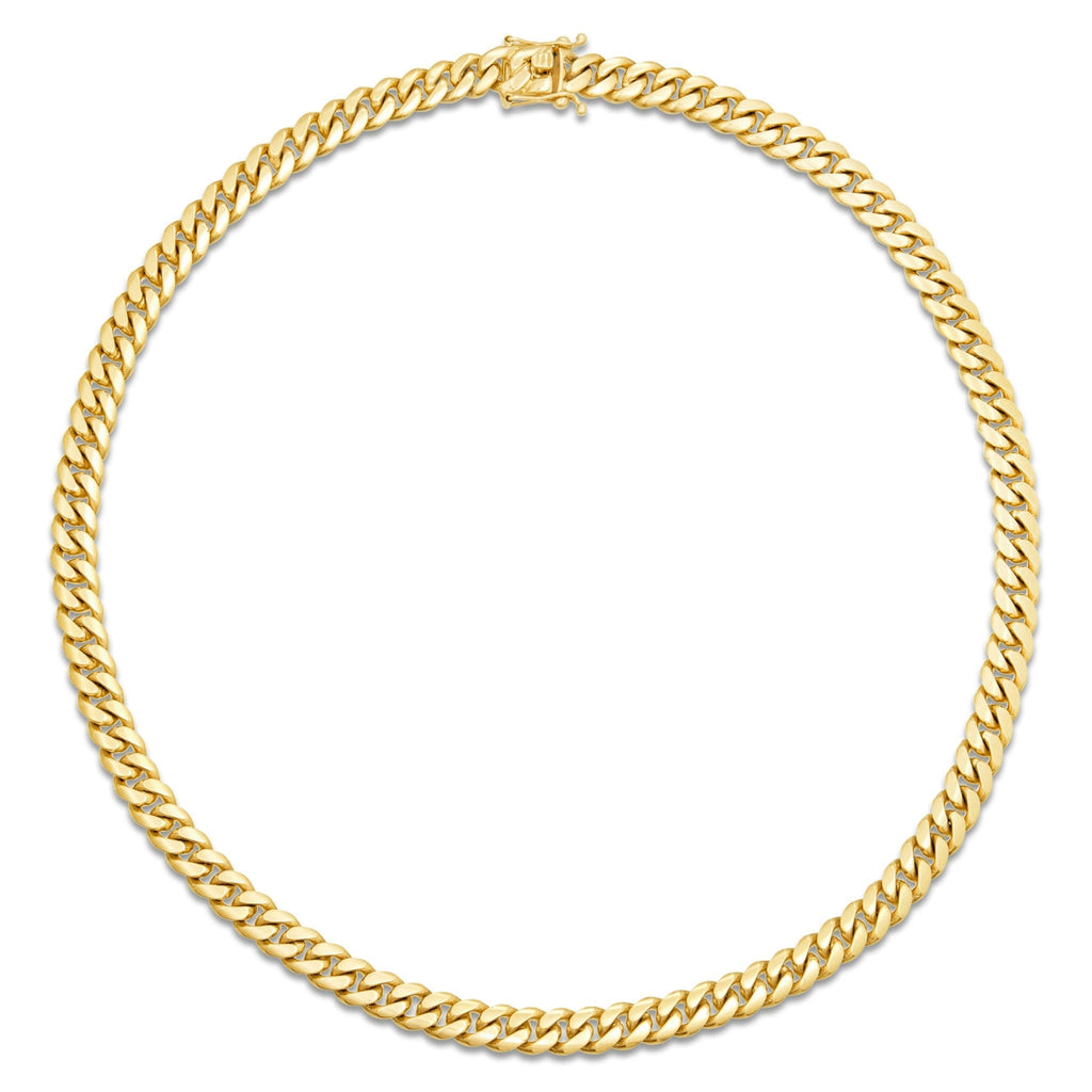 10K Solid Gold Cuban Chain, 6mm