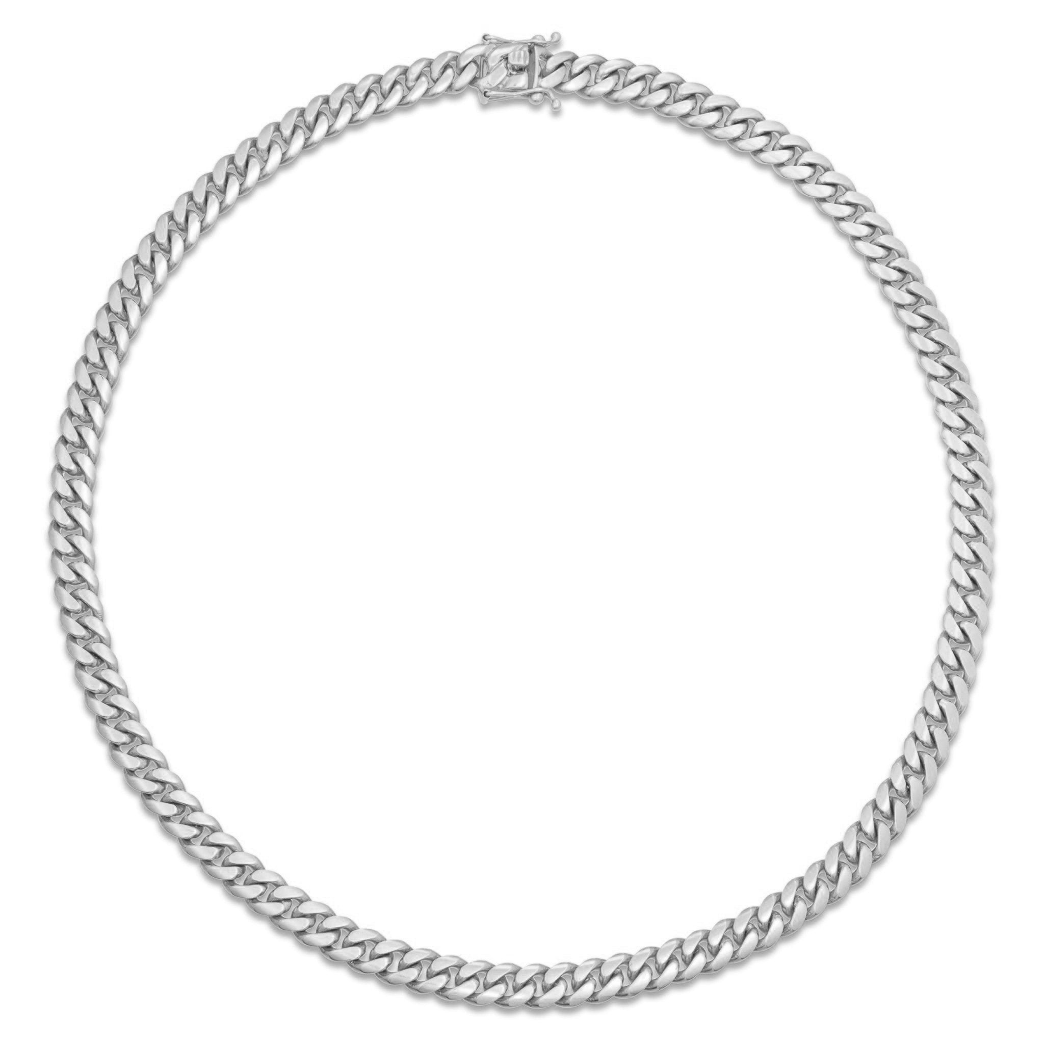 10K Solid Gold Cuban Chain, 6mm