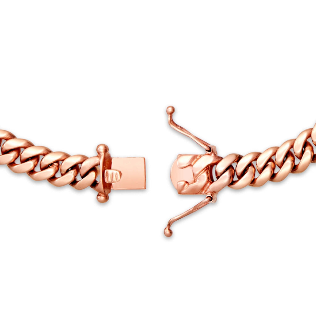 10K Solid Gold Cuban Chain, 9.5mm