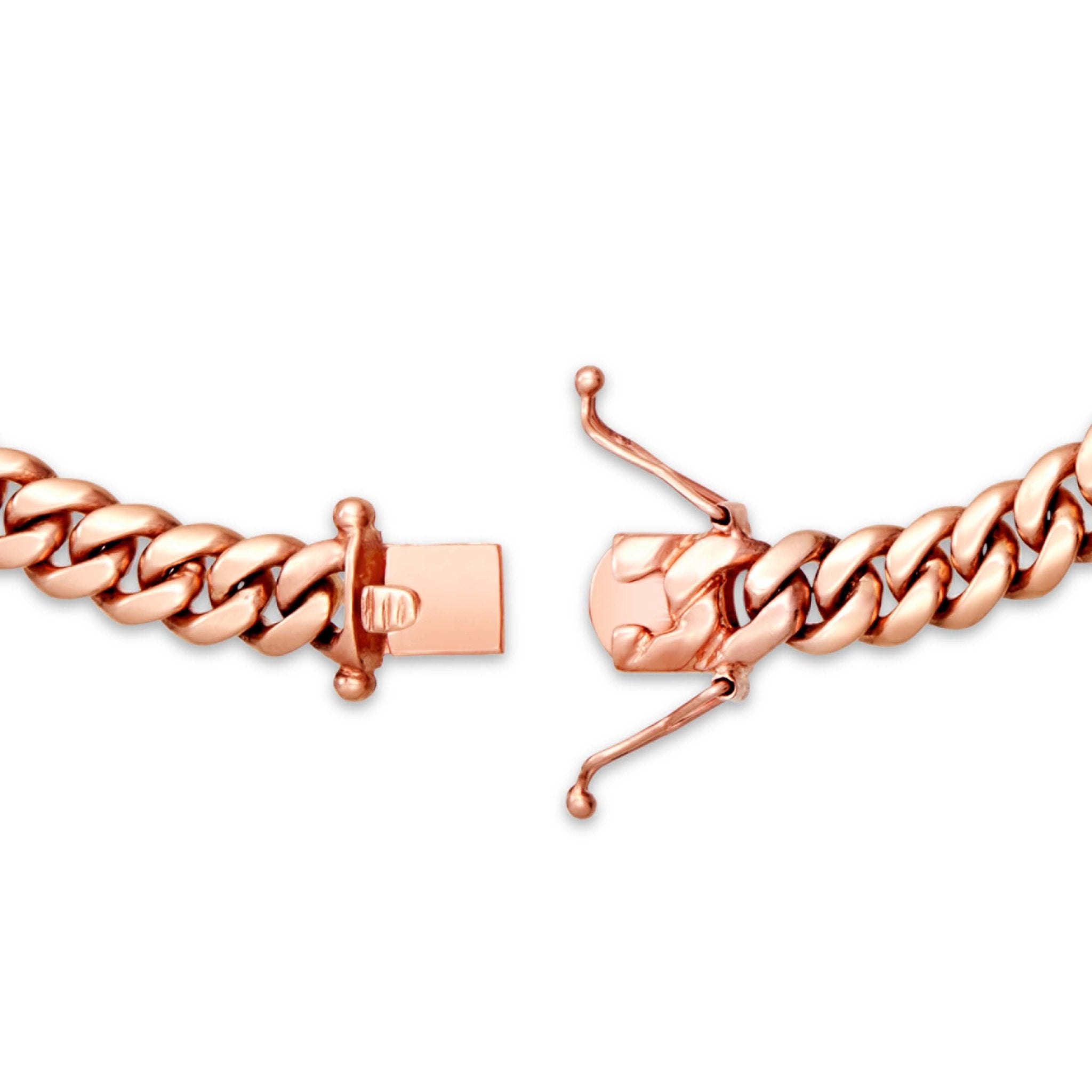 10K Solid Gold Cuban Chain, 9.5mm