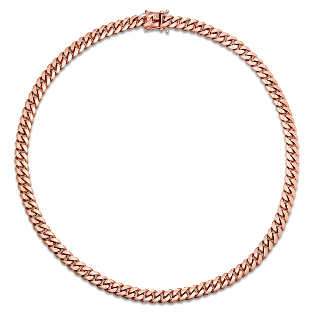 10K Solid Gold Cuban Chain, 9.5mm