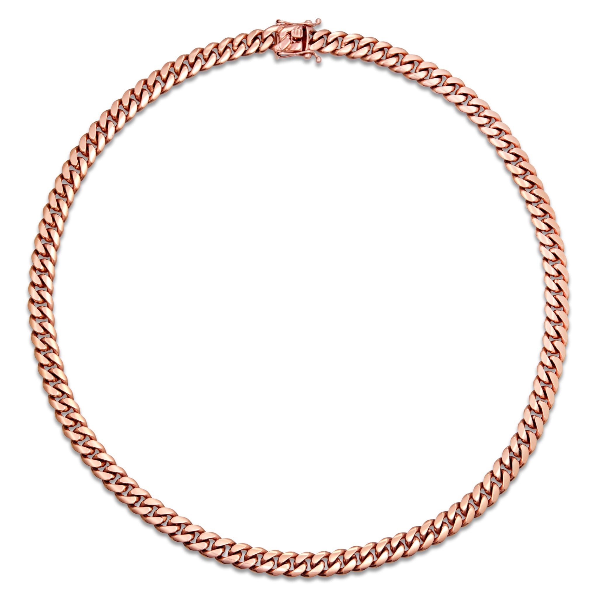 10K Solid Gold Cuban Chain, 9.5mm