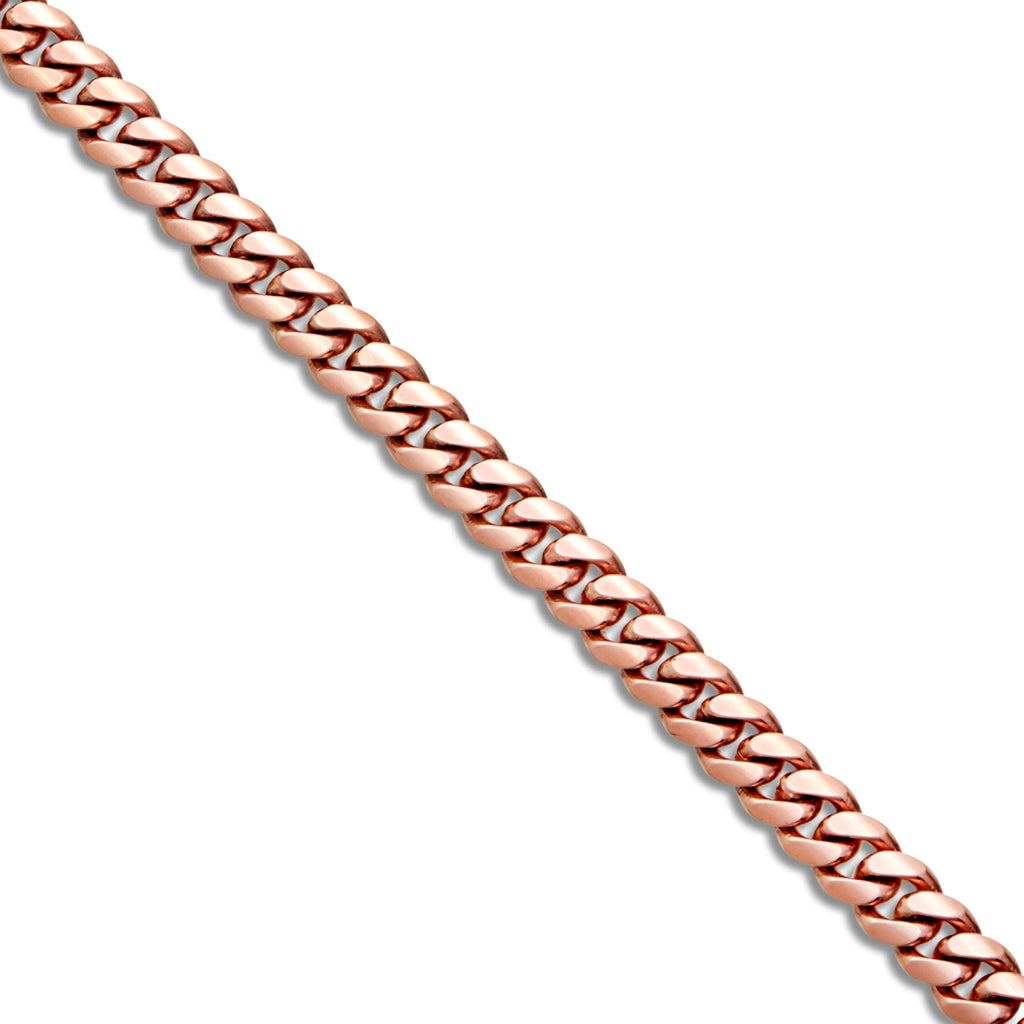 10K Solid Gold Cuban Chain, 9.5mm