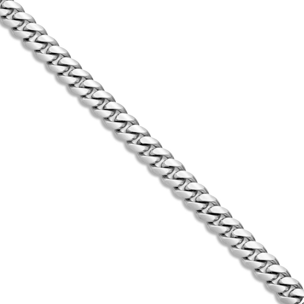 10K Solid Gold Cuban Chain, 9.5mm