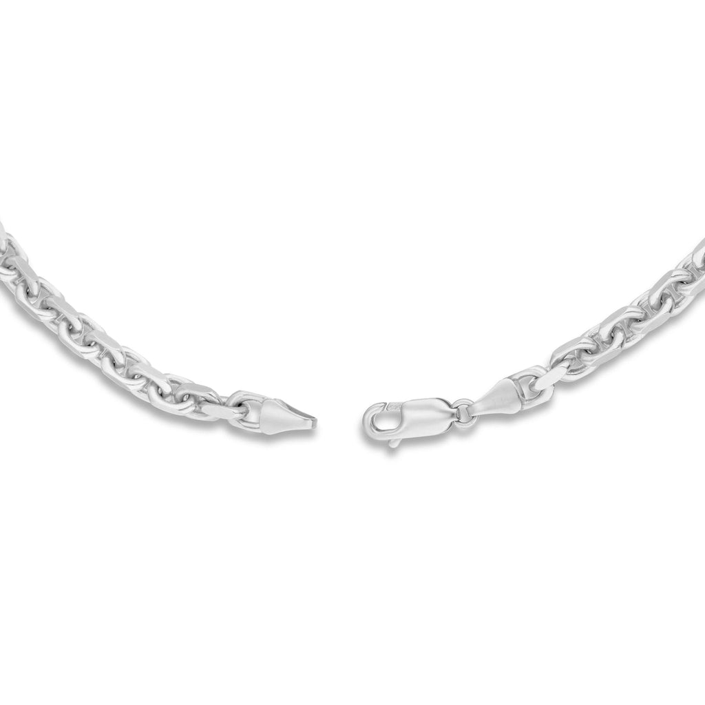 14K Solid Gold Hermes Link Chain, 4.5 mm