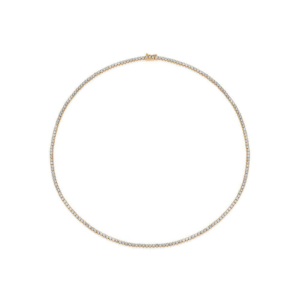 Showroom Collection Diamond Tennis Necklace (6.00 ct.) 2.2 mm 4-Prongs Setting in 14K Gold