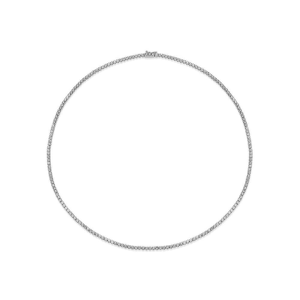 Showroom Collection Diamond Tennis Necklace (6.00 ct.) 2.2 mm 4-Prongs Setting in 14K Gold