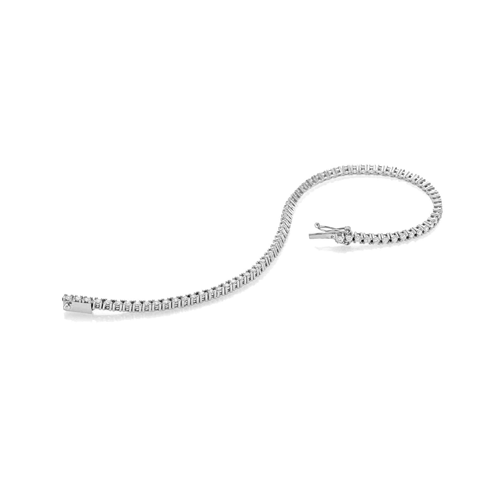 Diamond Tennis Bracelet (8.50 ct.) 3.8 mm 4-prongs Setting in 14K Gold