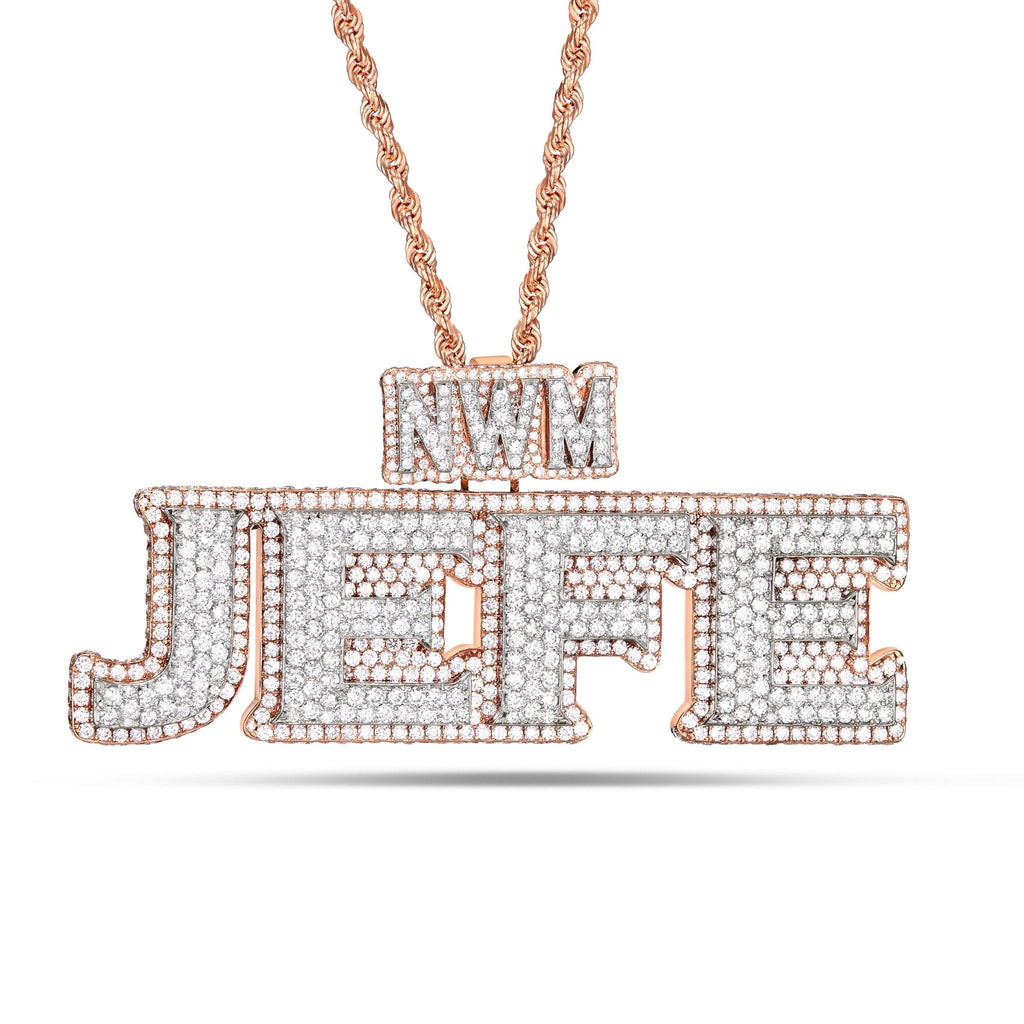 "JEFE" custom celebrity pendant