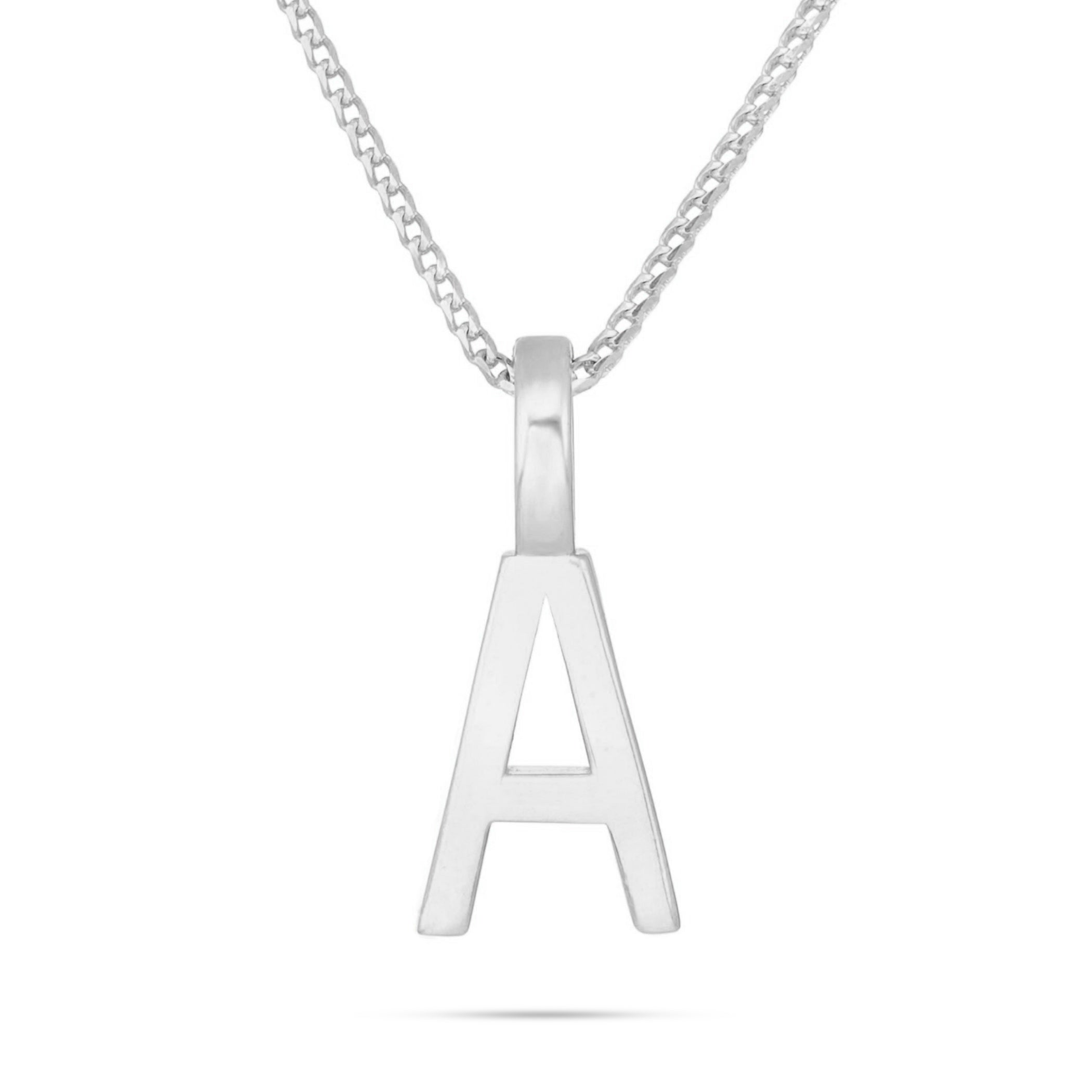 10K Solid Gold Initial Pendant