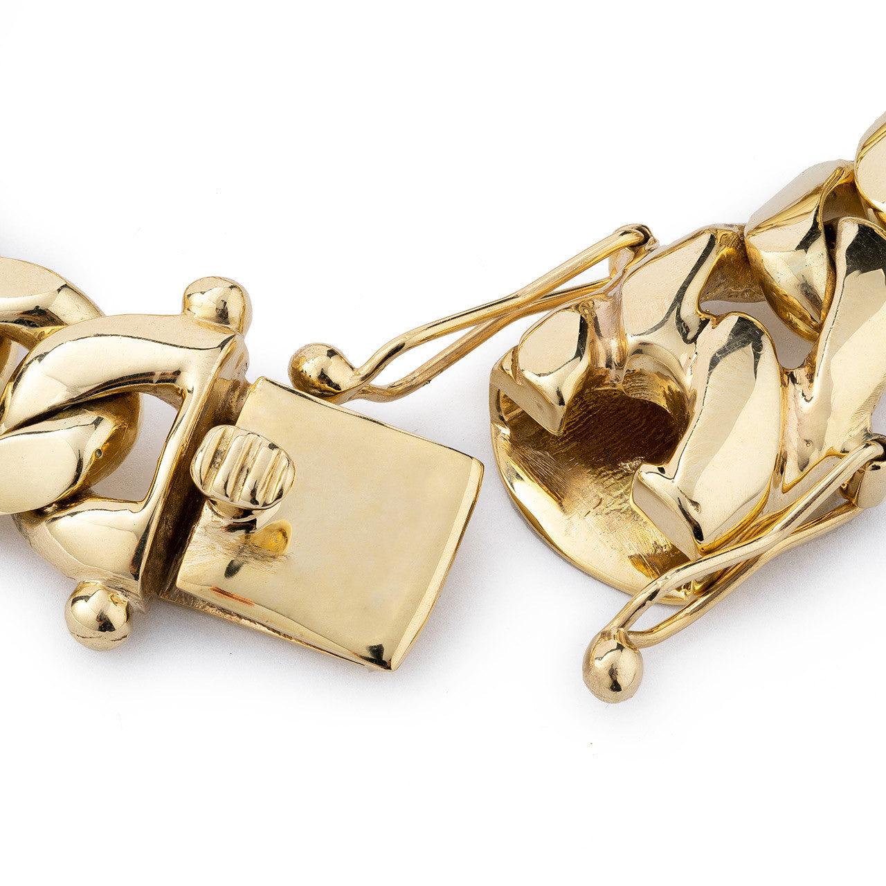 Solid Gold Cuban Link Bracelet 12.75 mm